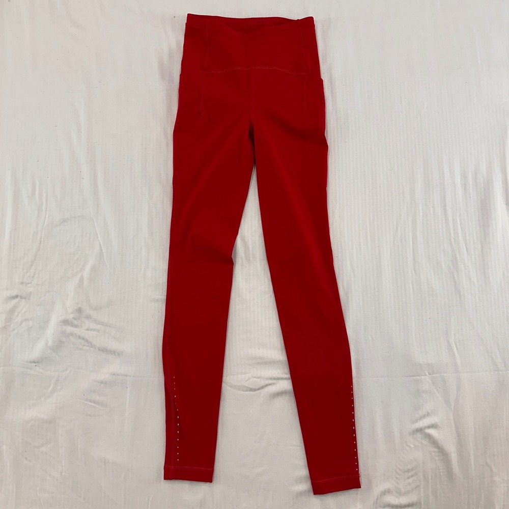 Lululemon‎ Speed Up High-Rise Tight 28 Womens 2 Red Luxtreme Running | Sporty